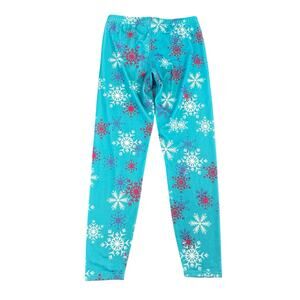 Hot Chilly's Youth Originals II Print Ankle Tight Snowflakes Leggins Size S
